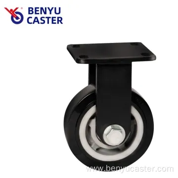 4/5/6/8 Inches Double Bearing Industrial Fixed PU Caster